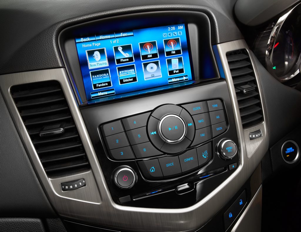 STANDARD OFFERING: Holden's MyLink entertainment system. STANDARD OFFERING: Holden's MyLink entertainment system.